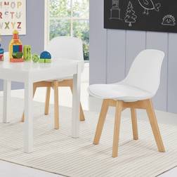 [en.casa] Kinderstuhl Weiß
